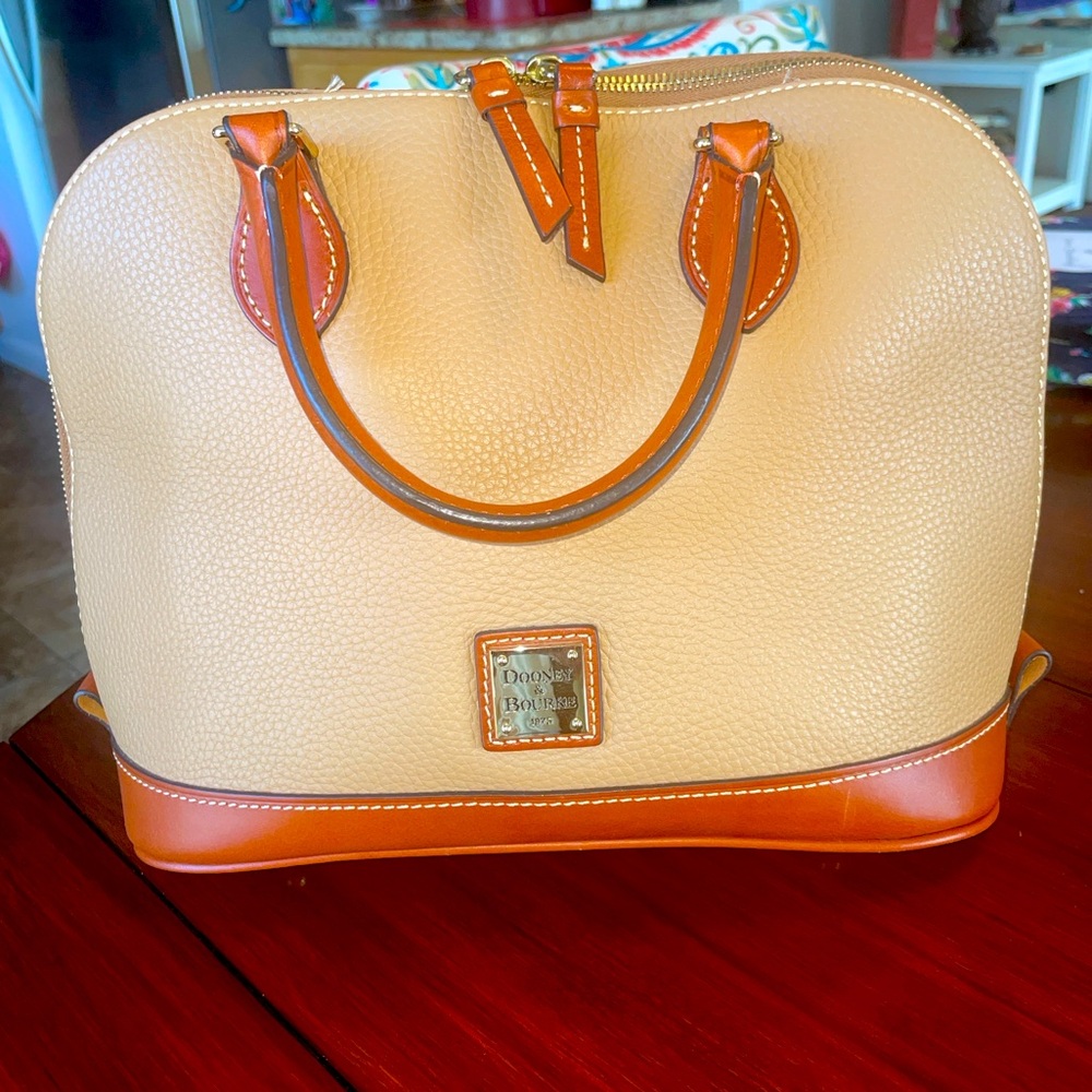 Dooney & Bourke Pebble Grain Zip Zip Satchel